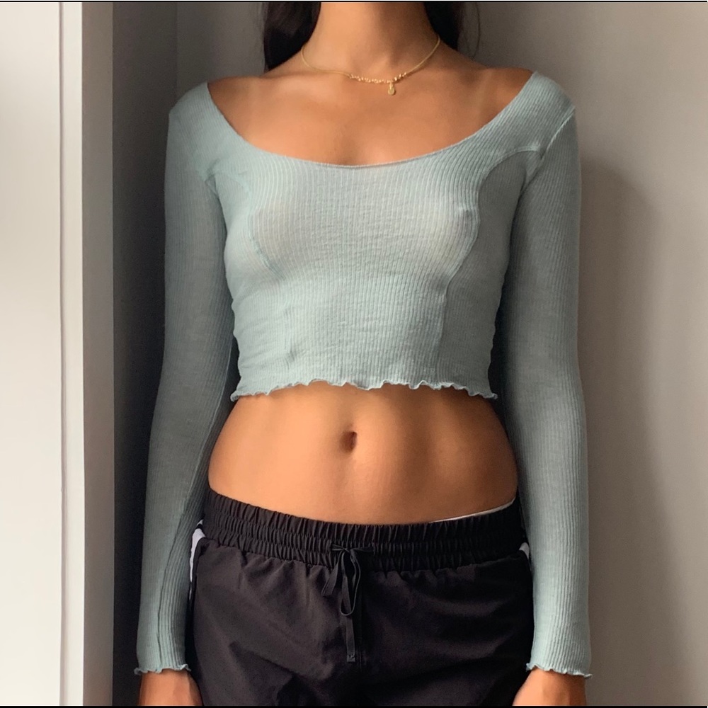 Long sleeve crop top from Urban Outfitters